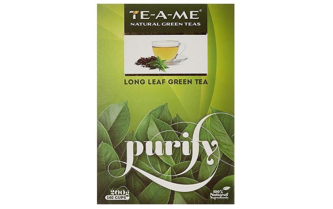 Te-A-Me Long Leaf Green Tea Purify   Box  200 grams